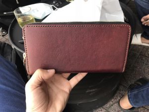 Ví da bò zip cao cấp 308