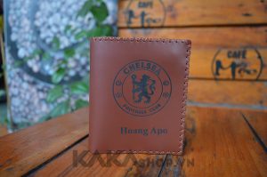 ví da bò khắc tên 3