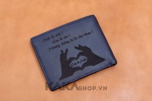 ví da bò khắc tên 4