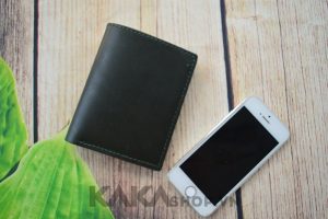 Ví da bò nam đứng cao cấp nâu xanh 310 5