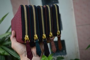 Ví da bò zip cao cấp 308 6