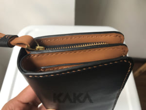 Ví da unisex zip 329 14