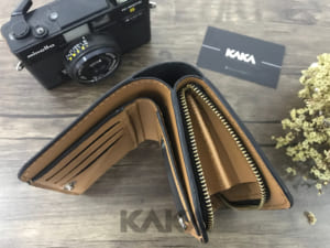 Ví da unisex zip 329 7