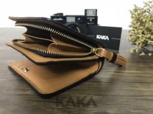 Ví da unisex zip 329 9
