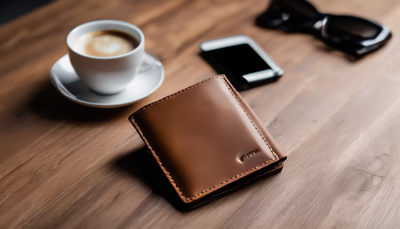 Ví da bò đựng card nhỏ gọn